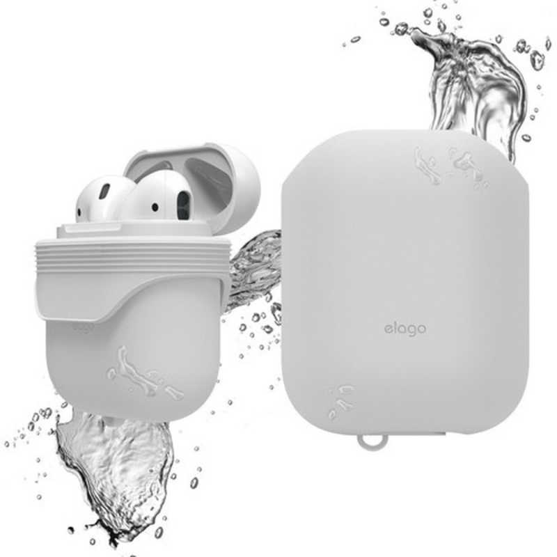 elago AirPods WaterProof Case for AirPods EL_APDCSSCWC_WH （ホワイト） イヤホンアクセサリーの商品画像