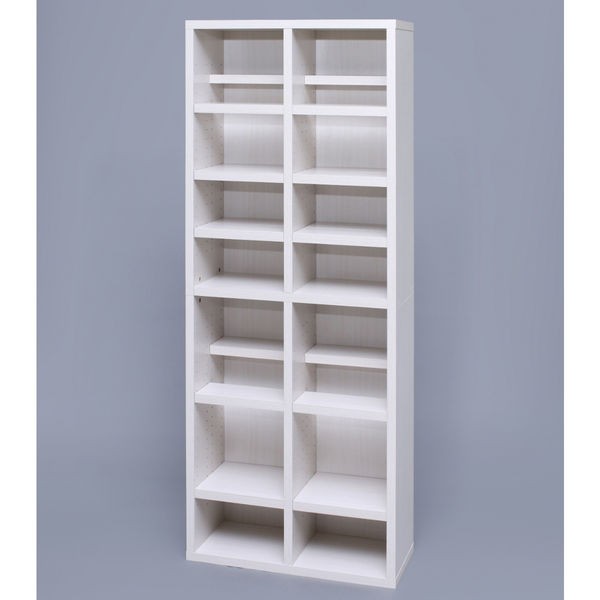 アイリスオーヤマ ブックシェルフ W730×D310×H1810mm BKSW-1875 （オフホワイト） 本棚、書棚の商品画像