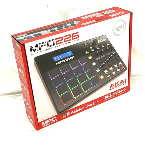 Akai Professional USB MIDI контроллер 16 накладка 4 фейдер источник звука soft приложен MPD226