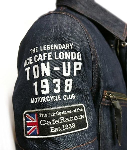  bike coverall coverall Ace Cafe London coverall Denim stretch Denim stylish mechanism niksSS1801MC