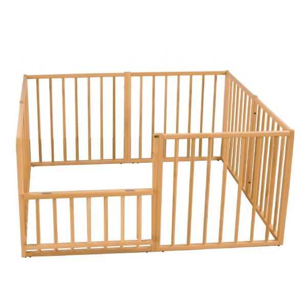 サワベビー ウッドサークル（ナチュラル） ベビーサークル - 最安値  