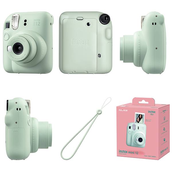  Cheki instax mini12 body & film 20 sheets & small card file 1 pcs. set Fuji Film free shipping 