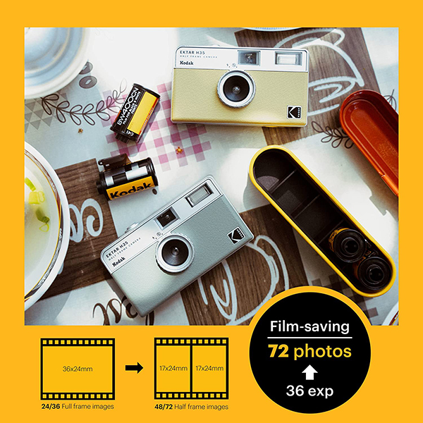  половина размер пленочный фотоаппарат EKTAR H35 Half Frame Camera Sand RK0104 корпус только Kodakko Duck бесплатная доставка 