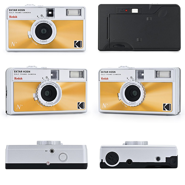  половина размер пленочный фотоаппарат EKTAR H35N Half Frame Camera черный серебряный зеленый голубой orange розовый корпус только Kodakko Duck бесплатная доставка 