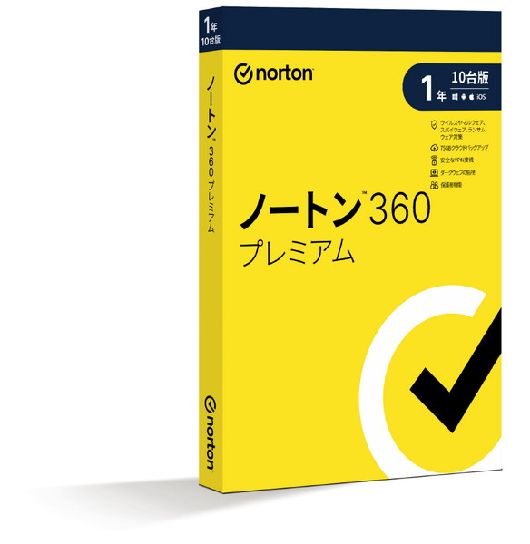  Norton life lock Norton Lifelock Norton 360 premium 1 year 10 pcs version [Win*Mac*Android*iOS for ]