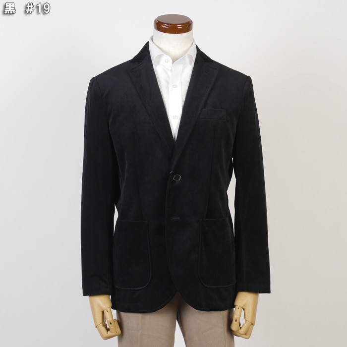 ベッチン 別珍 テーラードジャケット メンズ鮮やかな光沢感と滑らかな