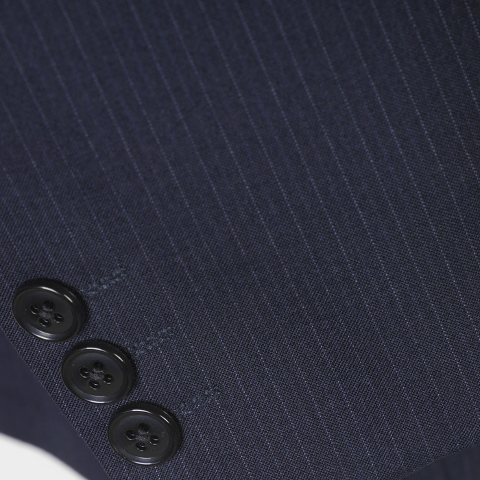 スーツノータック ビジネススーツ メンズ A6 ウォッシャブル 濃紺 