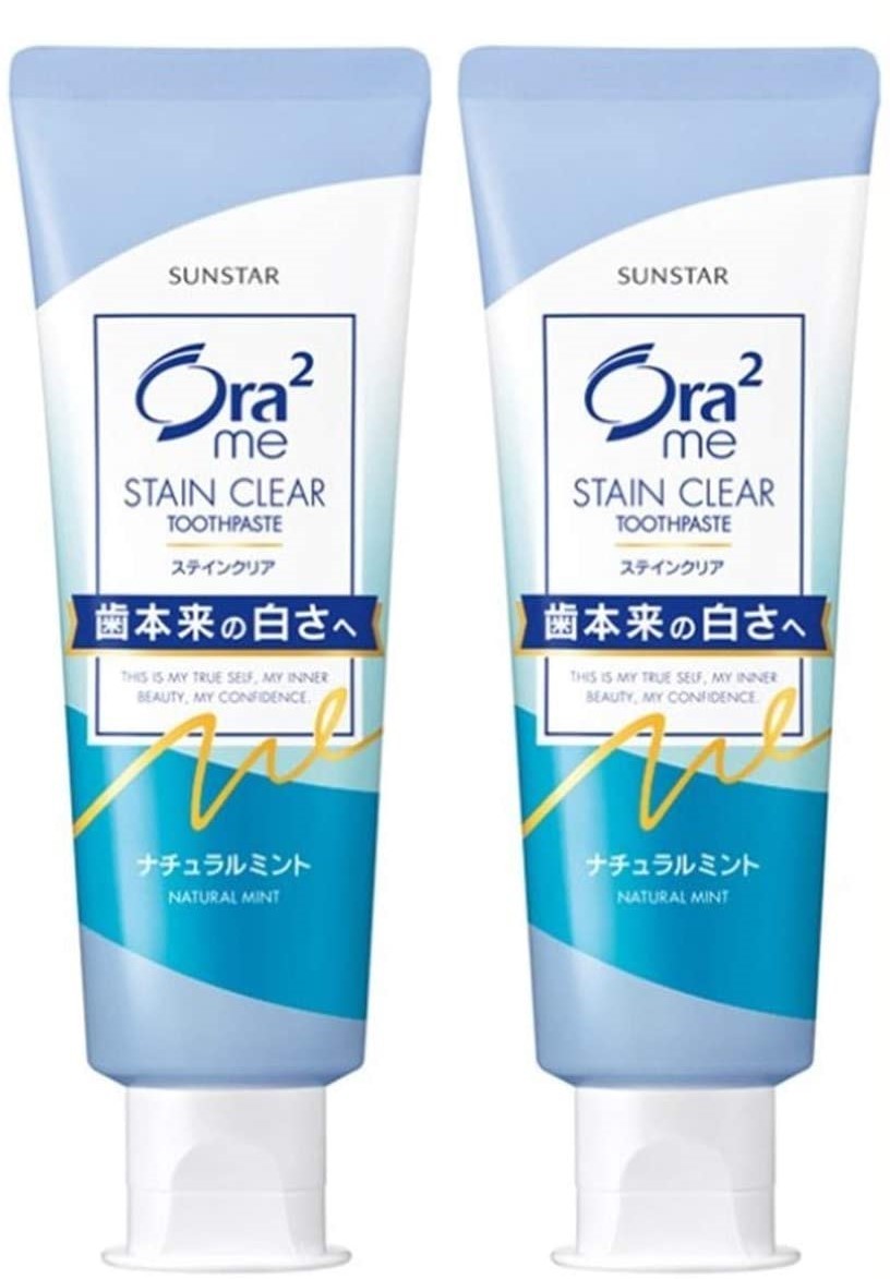 SUNSTAR(日用品) オーラツーミー ステインクリアペースト ナチュラルミント 130g×2本 Ora2 Ora2 me 歯磨き粉の商品画像