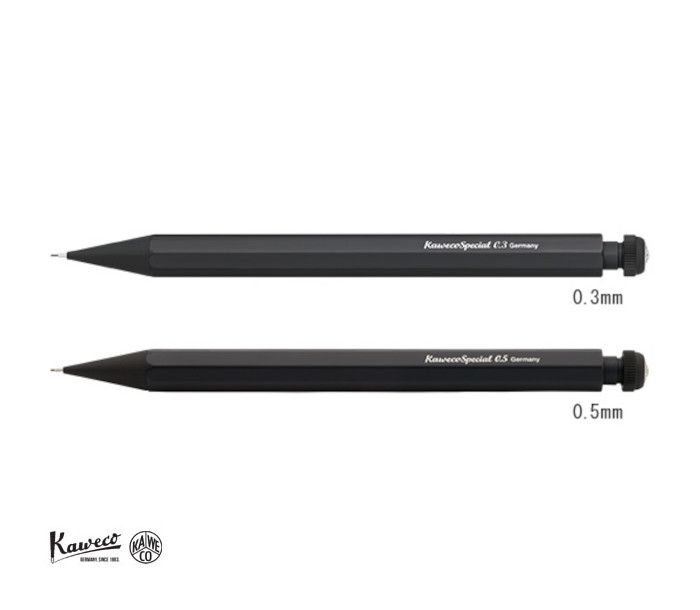 Kaweco カヴェコ ペンシルスペシャル 名入れ ペンケース付き ブラック