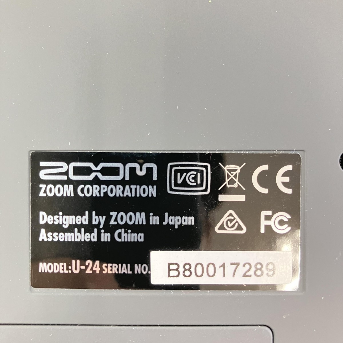 ZOOM zoom портативный портативный аудио интерфейс U-24