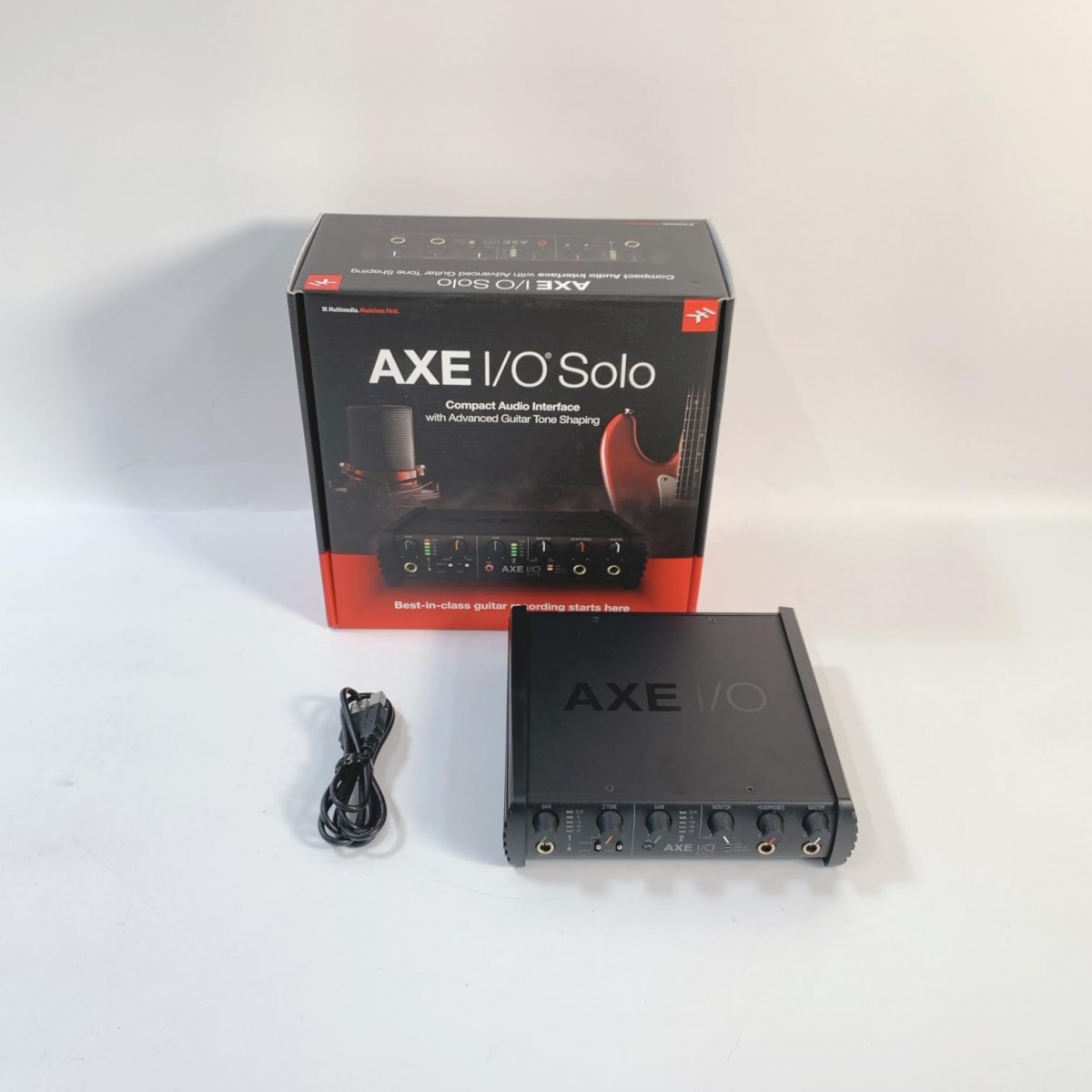 IK Multimedia AXE I/O Solo гитара предназначенный аудио интерфейс z-tone волновое сопротивление 2 in / 3 наружный 