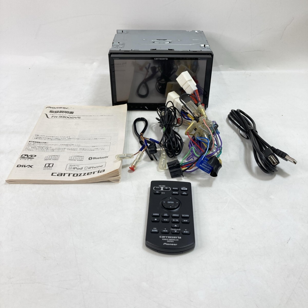 7V型ワイドVGAモニター/DVD-V/VCD/CD/Bluetooth/USB/チューナー・DSPメインユニット FH-9300DVSの商品画像