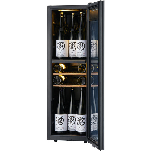 [ free long-term guarantee ] Sakura factory SA38 two temperature control type wine cellar 38ps.@ storage low temperature refrigeration with function ZERO Advance black 