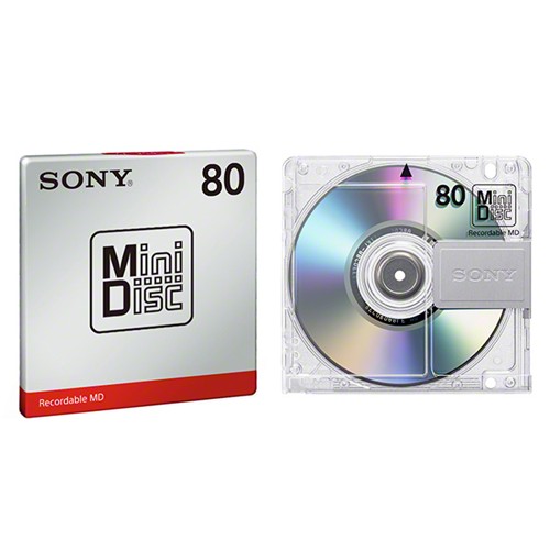 ミニディスク 80分 1枚 MDW80Tの商品画像