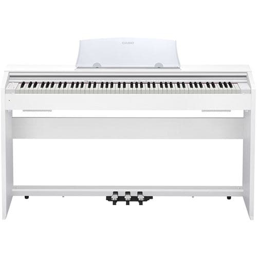  электронное пианино Casio 88 клавиатура PX-770WE электронное пианино [Privia(pli vi a)] белый под дерево 