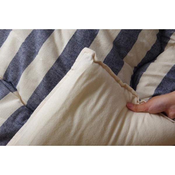  котацу futon ( одиночный товар прямоугольный темно-синий примерно 205×245cm) наружный чехол : Индия хлопок 100% долговечность "дышит" dry чистка возможно ( living )( оплата при получении не возможно )