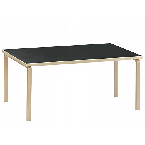 アルテック 83 テーブル W1820×D910×H720mm アルヴァ・アアルト ブラックリノリウム色 ダイニングテーブルの商品画像