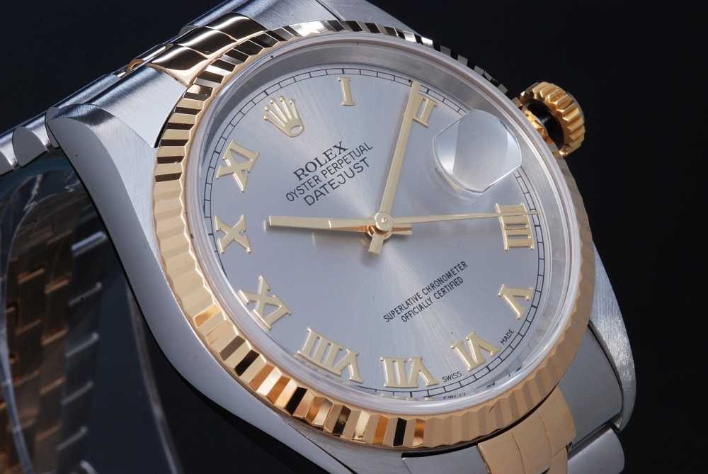 デイトジャスト 16233 YG/SS ジュビリーブレス ローマ/グレーダイヤル