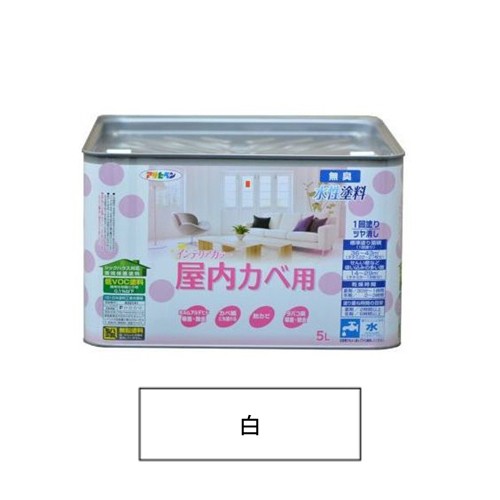 アサヒペン アサヒペン NEW水性インテリアカラー屋内カベ用 白 アサヒペン アサヒペン NEW水性インテリアカラー屋内カベ用 白
