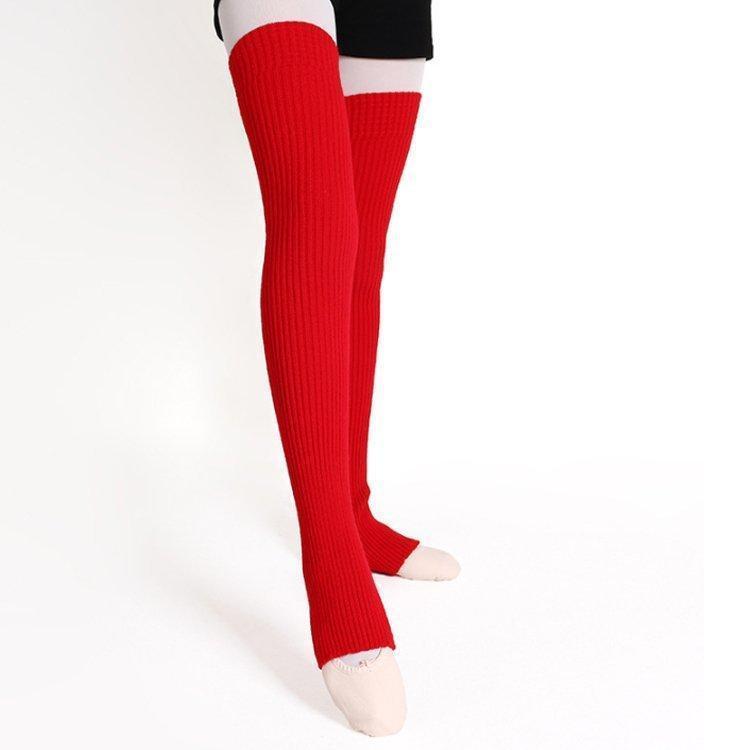 ballet leg warmers lady's long leg warmers 75cm 55cm length . socks sport ribbed autumn winter warm socks foot hippopotamus 