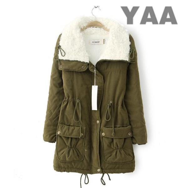  с хлопком жакет женский с хлопком пальто Mod's Coat боа пальто внешний длинный длина защищающий от холода обратная сторона ворсистый толстый зима свободно 