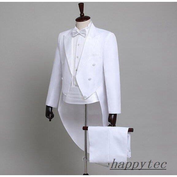  смокинг мужской 4 позиций комплект фрак формальный костюм свадьба постановка одежда вечеринка исполнение . презентация черный белый 