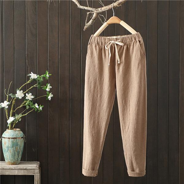  tapered pants wide pants lady's chino pants chinos linen pants easy summer pants thin gaucho body type cover legs . bundle plain bottoms 