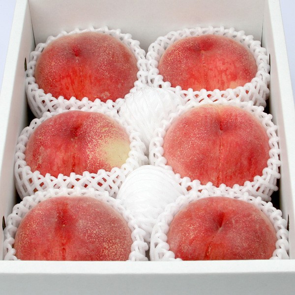  Yamanashi. peach [ river middle island white peach ]6~7 sphere approximately 2kg go in . middle origin gift .. for 