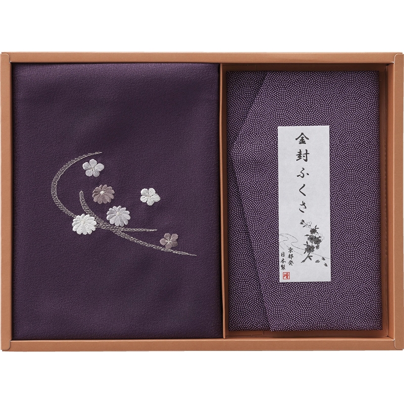  inside festival . reply celebration of a birth .. festival . marriage festival . reply gift . north embroidery entering two width furoshiki &amp; gold . fukusa purple 