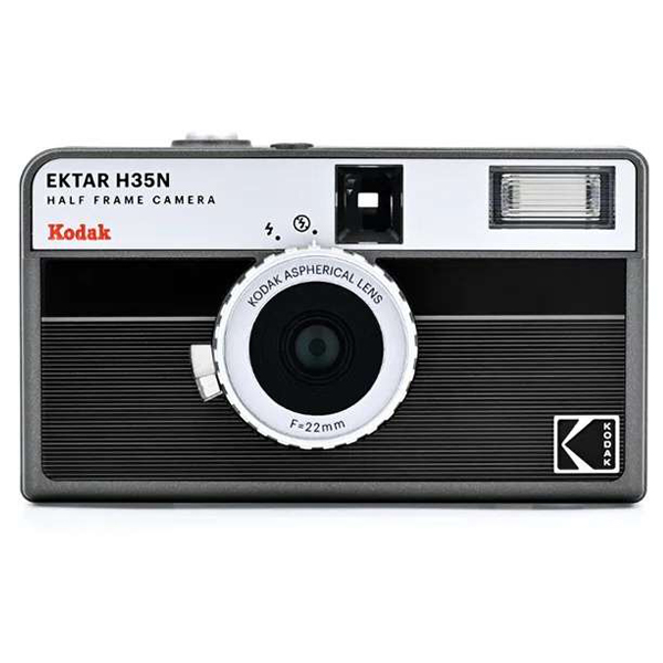 ko Duck EKTAR H35N HALF FRAME stripe black Kodak film camera half frame 
