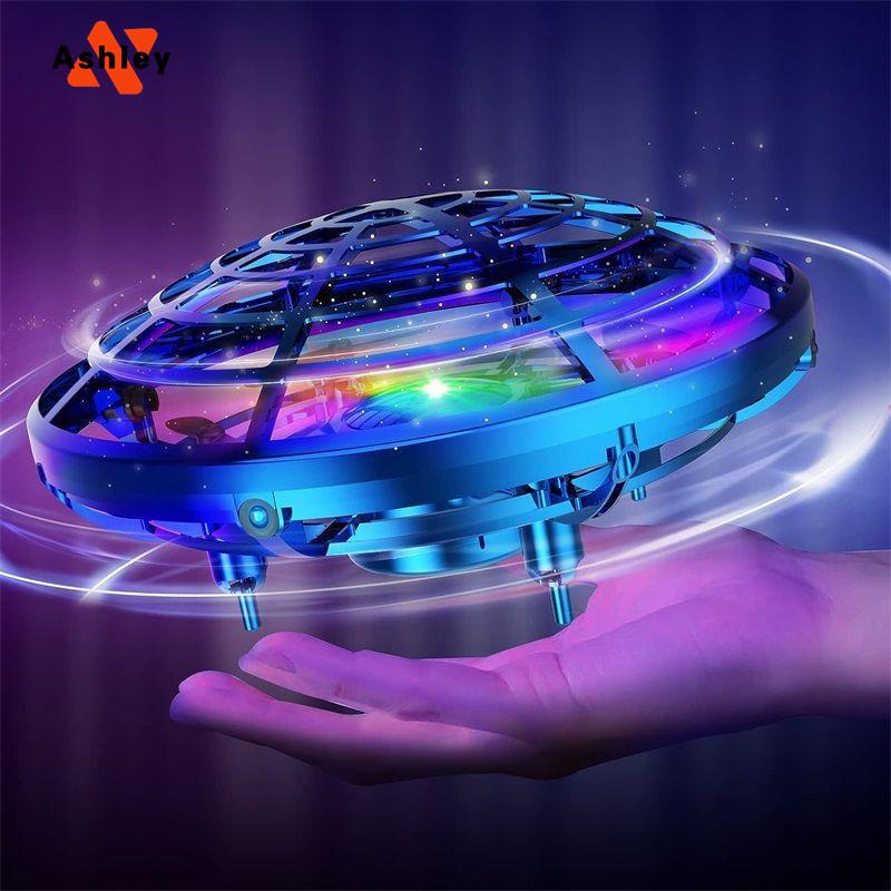  flying ball DEERC toy Mini drone ... oriented UFO helicopter jes tea - control interior ... sensor 360 times rotation obstacle thing avoidance automatic ho ba ring 2 step 
