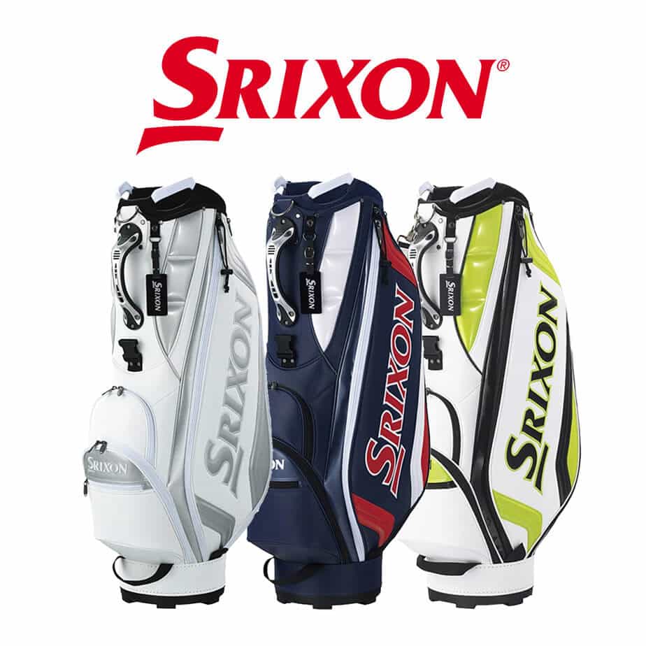DUNLOP SRIXON キャディバッグ GGC-S166 （ホワイト/イエロー） SRIXON キャディバッグの商品画像