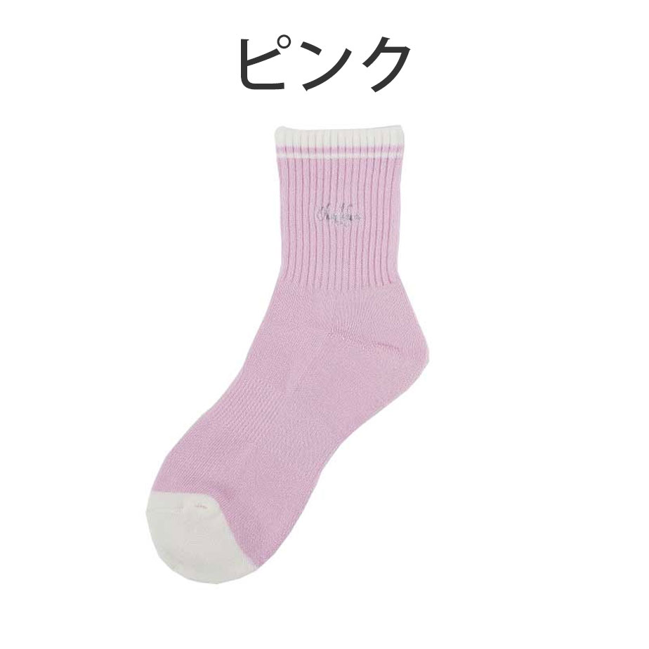  Kasco ohia ref a bottom pie ru crew socks lady's OLS-001L socks Golf Kasco