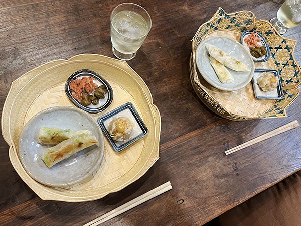  Asian шероховатость смешанные товары! bamboo kchi-na корзина tray ( зеленый * розовый )! модный этнический корзина O-Bon кухня смешанные товары лотки для интерьера бардачок 