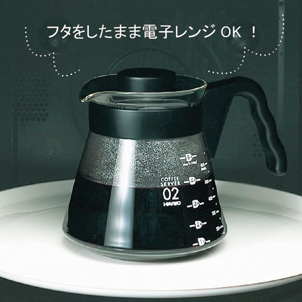 HARIO( HARIO ) V60 coffee server coffee pot microwave oven dishwasher correspondence 700ml black VCS-02B stylish coffee supplies made in Japan 