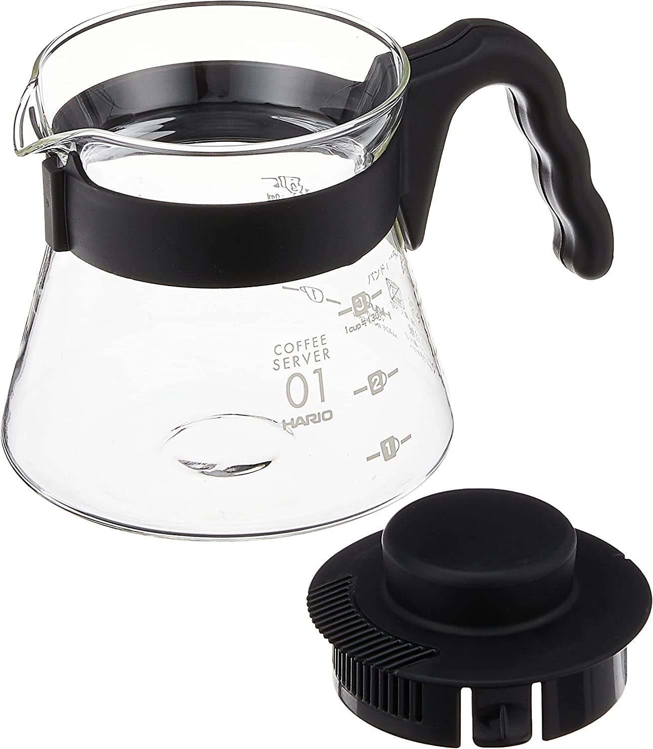 HARIO( HARIO ) V60 coffee server microwave oven / dishwasher correspondence 450ml black made in Japan VCS-01B stylish coffee supplies made in Japan 