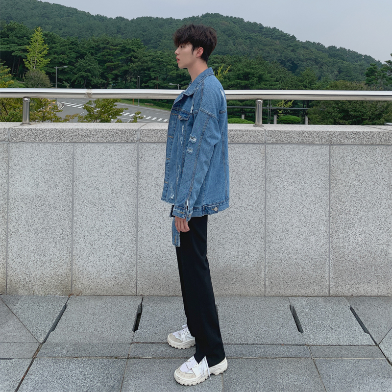 セミワイドパンツ メンズ スラックス ハイウエスト 春 秋 カジュアル シンプル ボトムス ワイド 人気 きれいデザイン 美シルエット韓国風 流行 全品送料0円