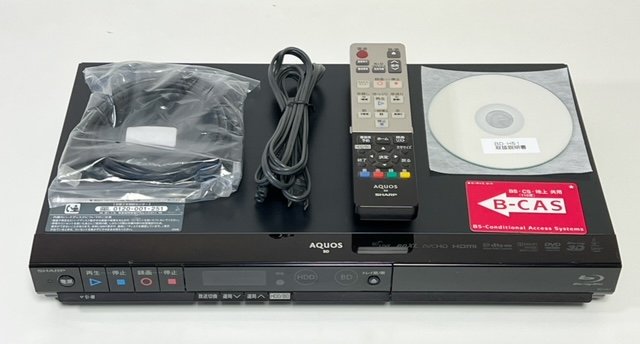 シャープ AQUOS BD-AV1-B（ブラック） ブルーレイ、DVDレコーダー本体 