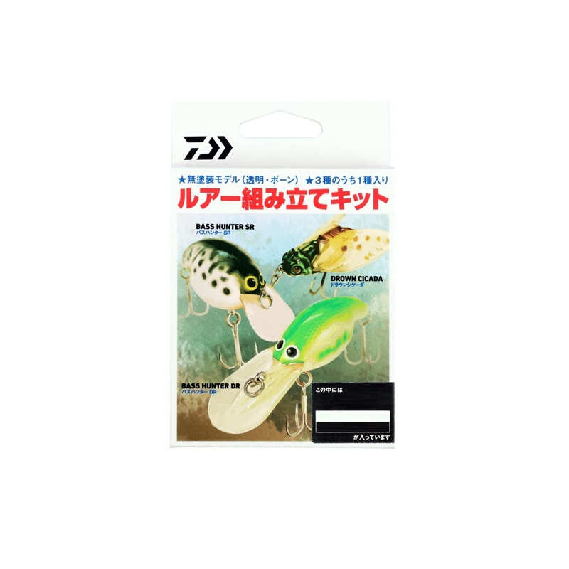 ルアー組み立てキット ドラウンシケーダ 透明の商品画像
