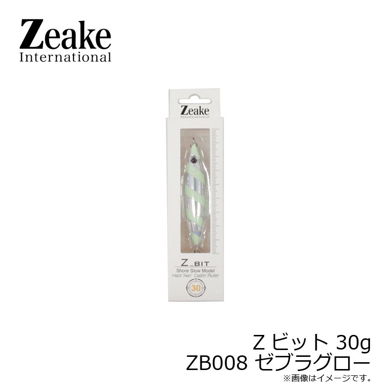 Zeake Zビット 30g ZB008 ゼブラグロー メタルジグの商品画像