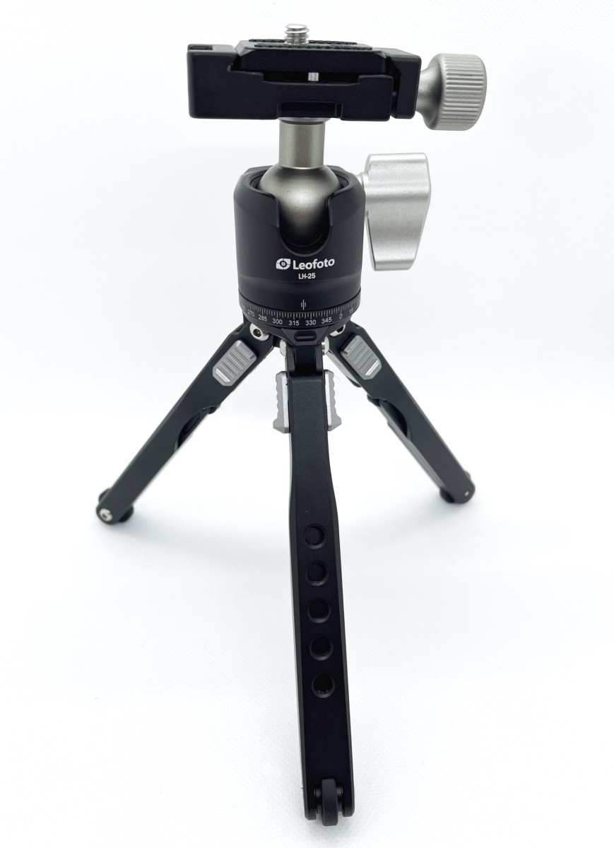 レオフォト ポケット三脚 MT-03＋LH-25 ミニ三脚（アルミ/2段/自由雲台付き）の商品画像