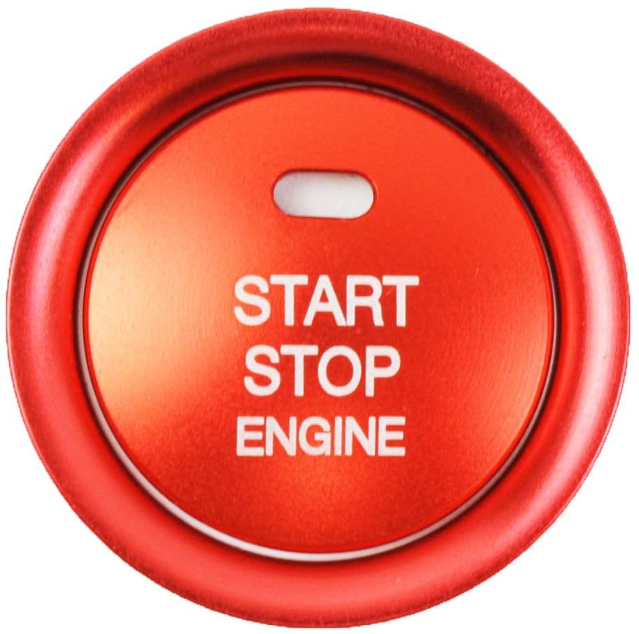  бесплатная доставка Mazda MAZDA CX-4 CX-5 Axela Atenza специальный двигатель старт кнопка . замена покрытие стартер кольцо оборудование орнамент аксессуары красный 
