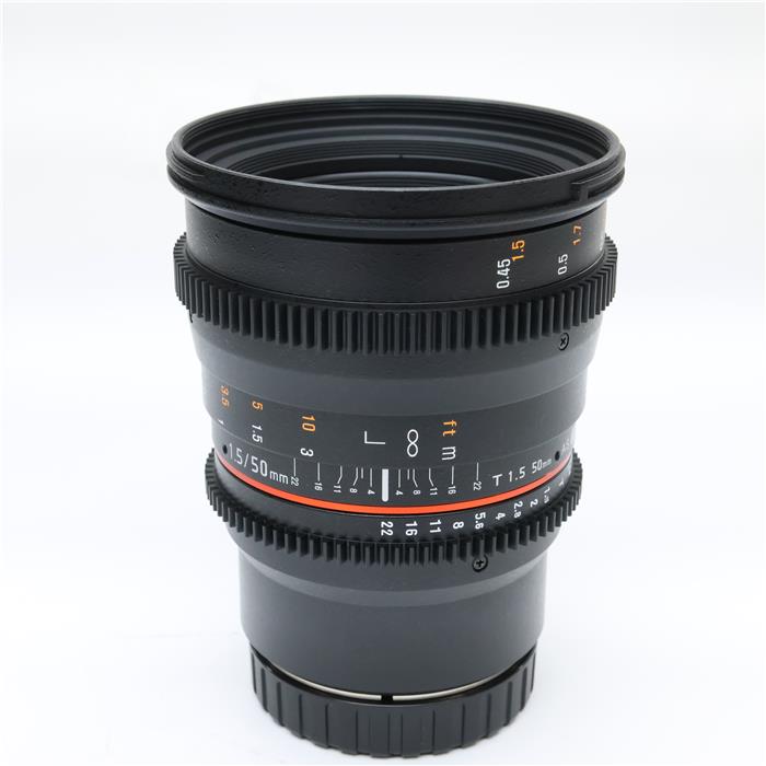 サムヤン 50mm T1.5 VDSLR AS UMC キヤノンEF-M用 ビデオカメラ用