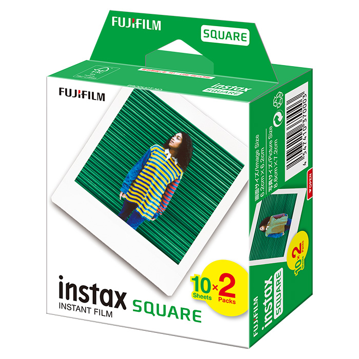 { new goods accessory } FUJIFILM square format film instax SQUARE 2 pack * this commodity .1 person sama 1 point limit I will do.