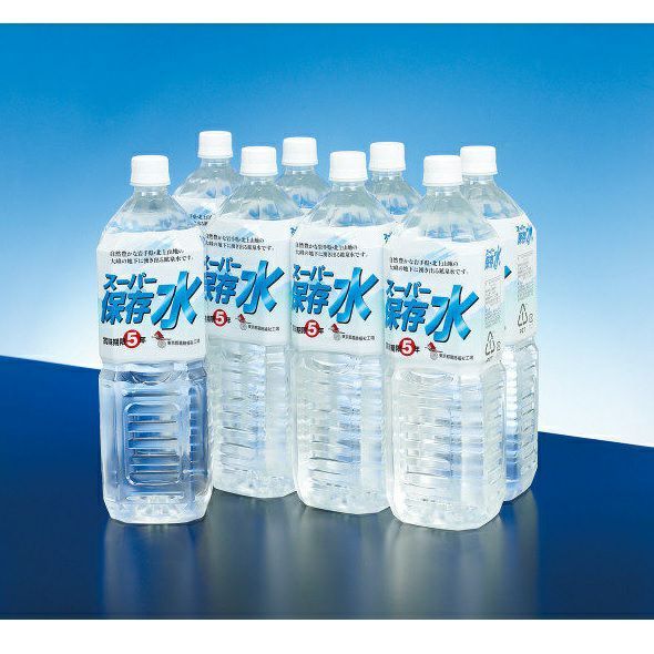 日本ドライケミカル スーパー保存水 1.5L×8本 ペットボトル 保存水の商品画像