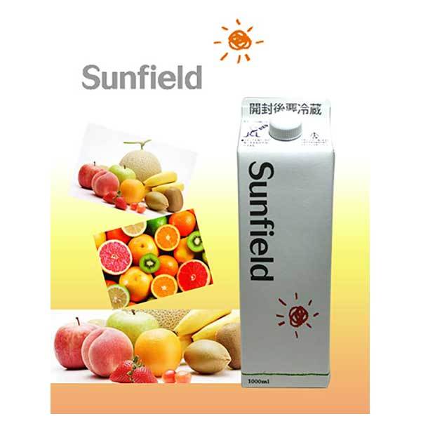 Sunfield 三田飲料 ブルーベリーエード 1000ml×12本 シロップの商品画像