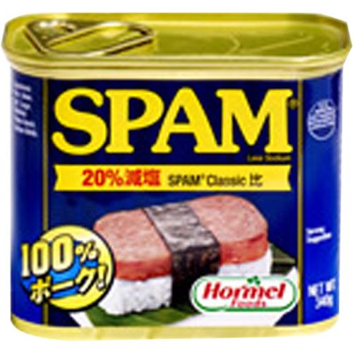 Hormel Foods SPAM ランチョンミート 25%減塩 340g×1缶 缶詰 - 最安値