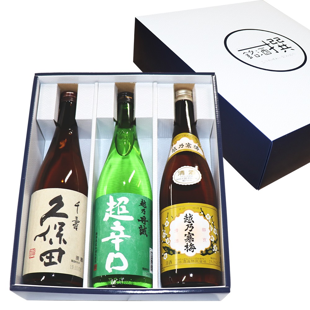 японкое рисовое вино (sake) магазин . рекомендация популярный Niigata . sake .. сравнение комплект 720ml×3шт.@ Kubota тысяч ... холод слива белый этикетка .... супер .. бесплатная доставка Niigata День отца подарок 