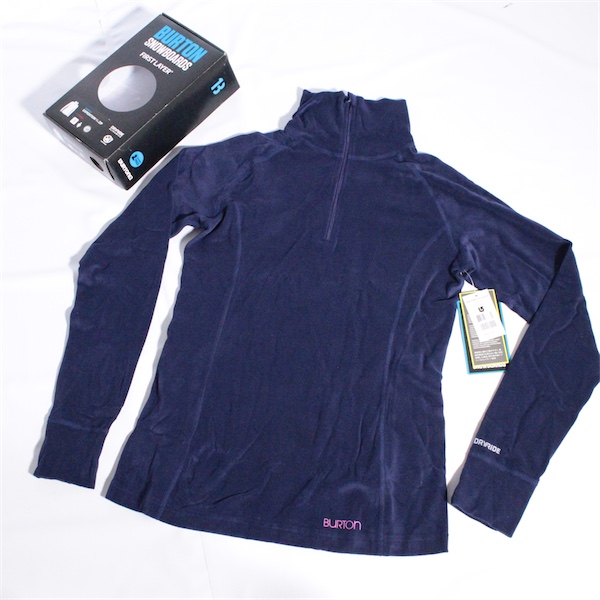  не использовался BURTON First Layer Women's Expedition 1/4 Zip размер S [ не использовался ] сноуборд сноуборд Barton First re year нижний одежда женский 