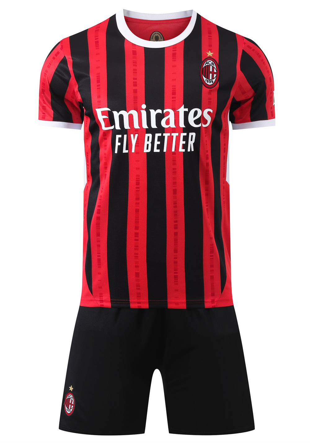 H20 футбол форма AC Milan 2024-2025 год season Home для взрослых детский No-brand товар копия номер, частное лицо название. свободно cusomize возможно 